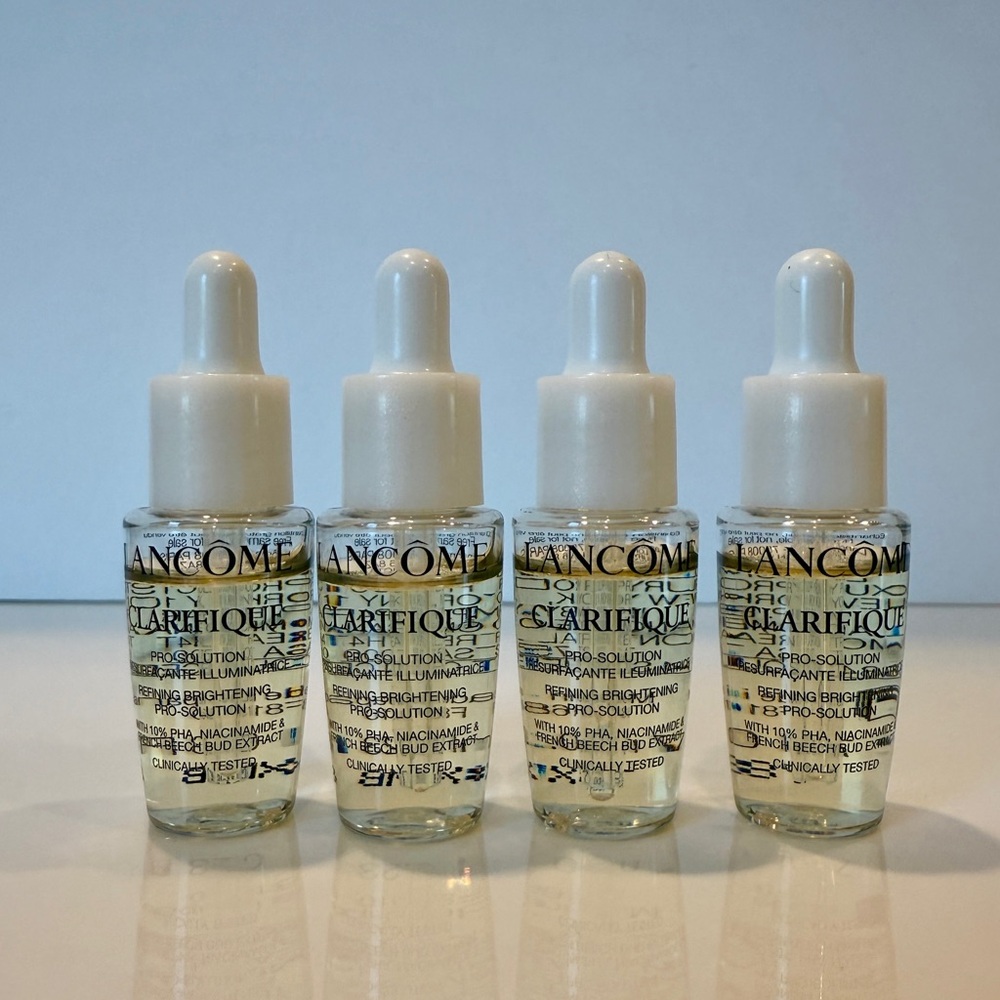 4*LANCOME CLARIFIQUE REFINING BRIGHTENING PRO-SOLUTION Serum 0.23oz / 7ml EACH